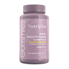 Диетическая добавка "Желейные витамины Kids+Multivitamin Complex Nutriplus", 60 штук