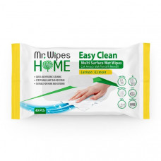 Влажные салфетки для уборки Mr. Wipes "Лимон"